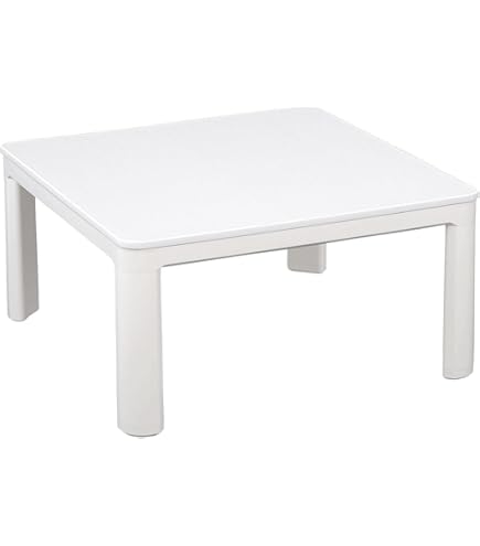 Amazon.co.jp : カジュアル こたつ テーブル 75cm 正方形 一人暮らし